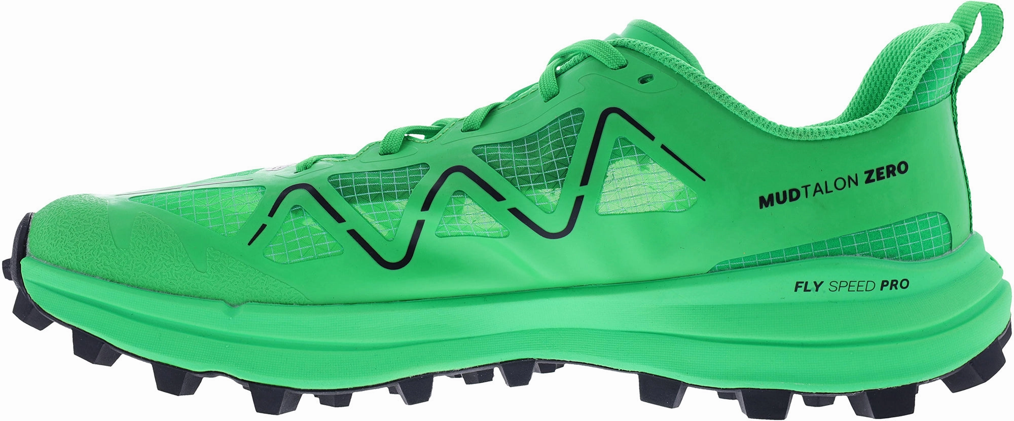 Anti Fatigue Technology Inov8 MudTalon Zero (Precision Fit) Mens Trail Running Shoes - Green