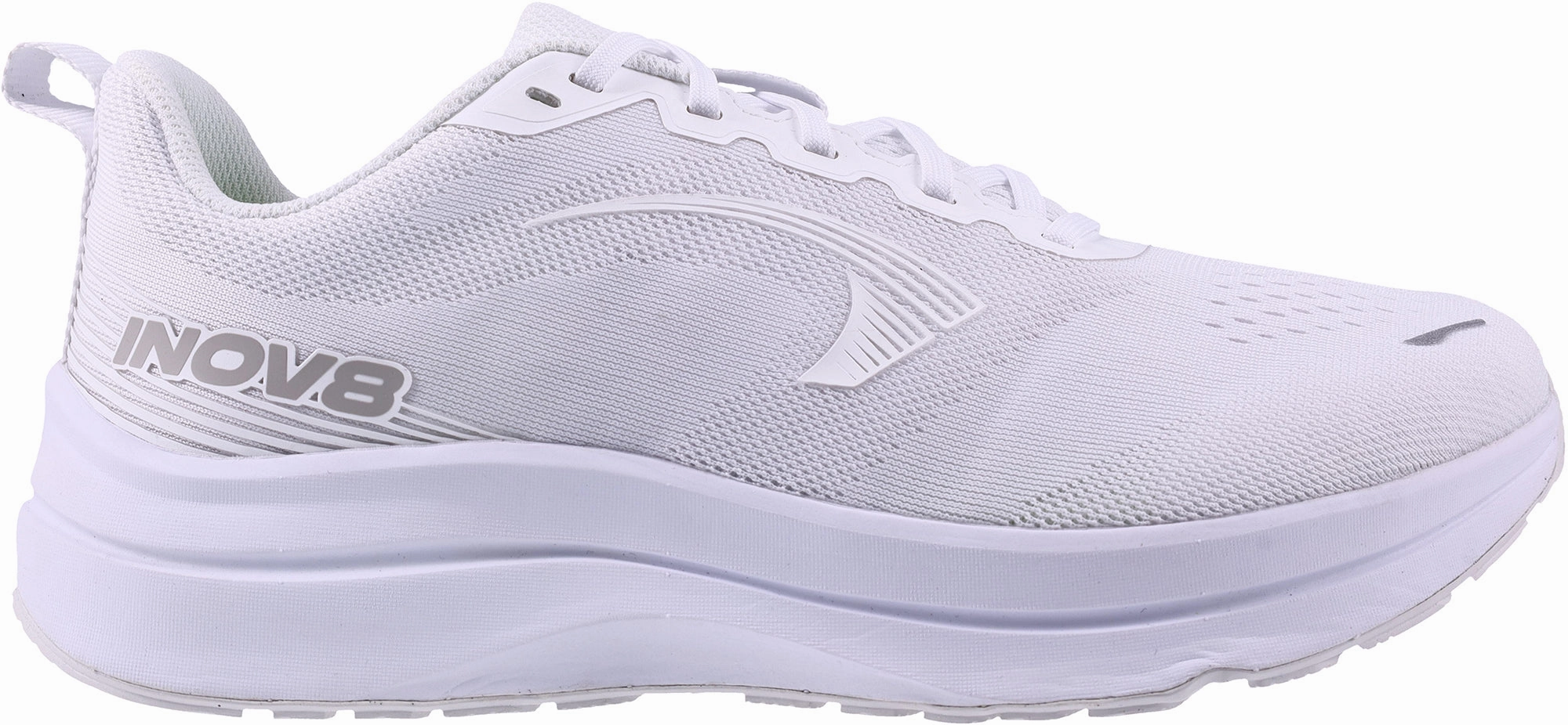 Stride Synchronization Tech Inov8 RoadFly Max WIDE FIT Womens Running Shoes - White