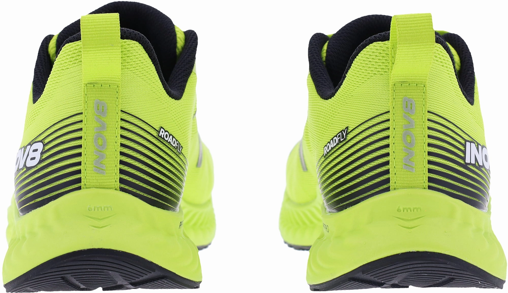 running for a way to stay healthy running in well - maintained tracks shoes Inov8 RoadFly WIDE FIT Mens Running Shoes - Green