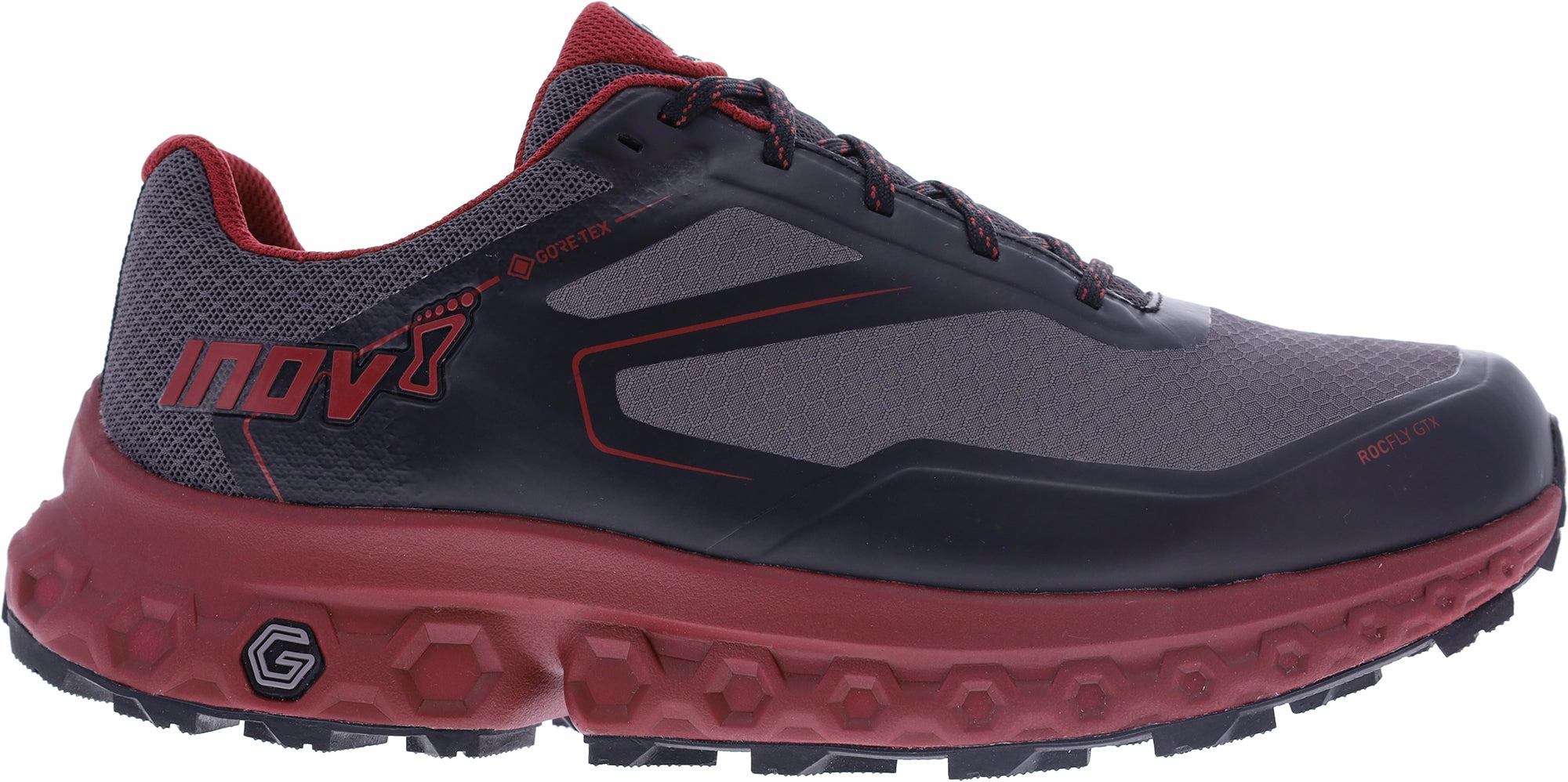 Inov8 RocFly G 350 GORE-TEX Mens Walking Shoes - Grey Heavy Load Support Foot Protection Gear