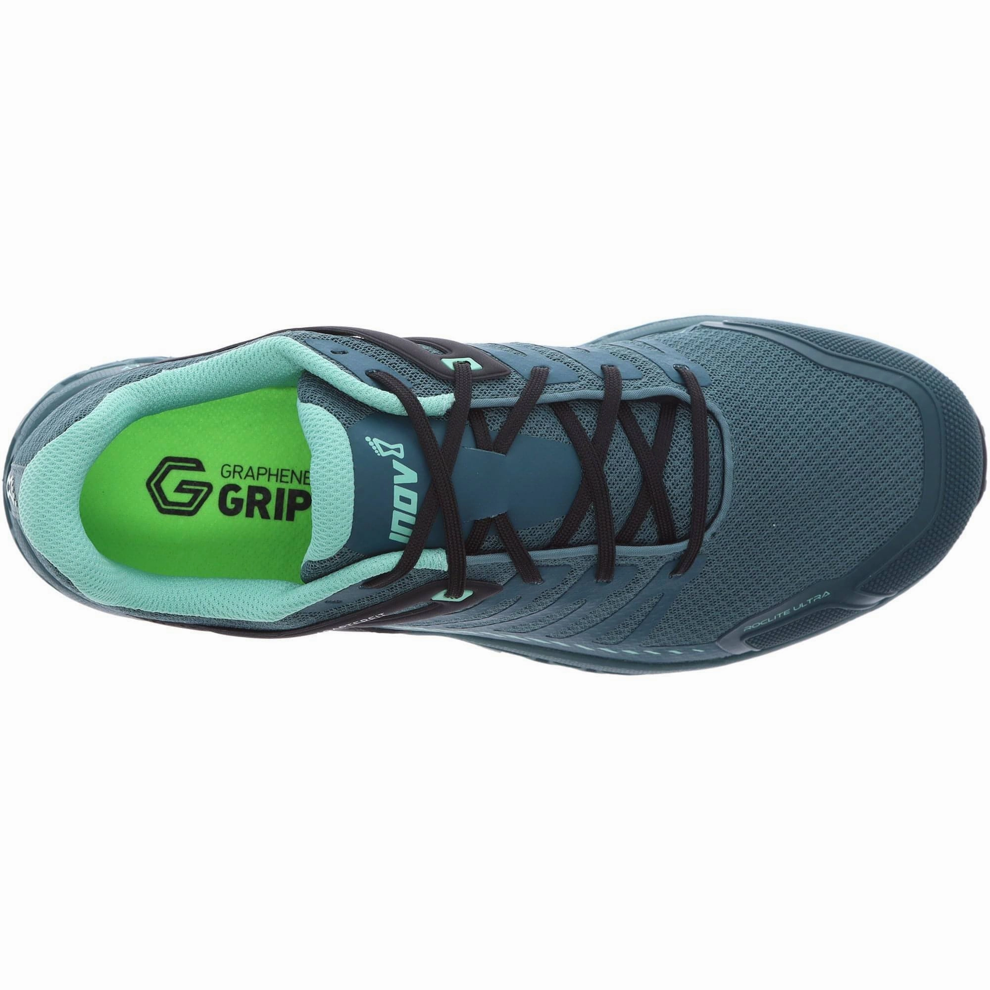 healthy living leather upper durability Inov8 Roclite Ultra G 320 Womens Trail Running Shoes - Blue