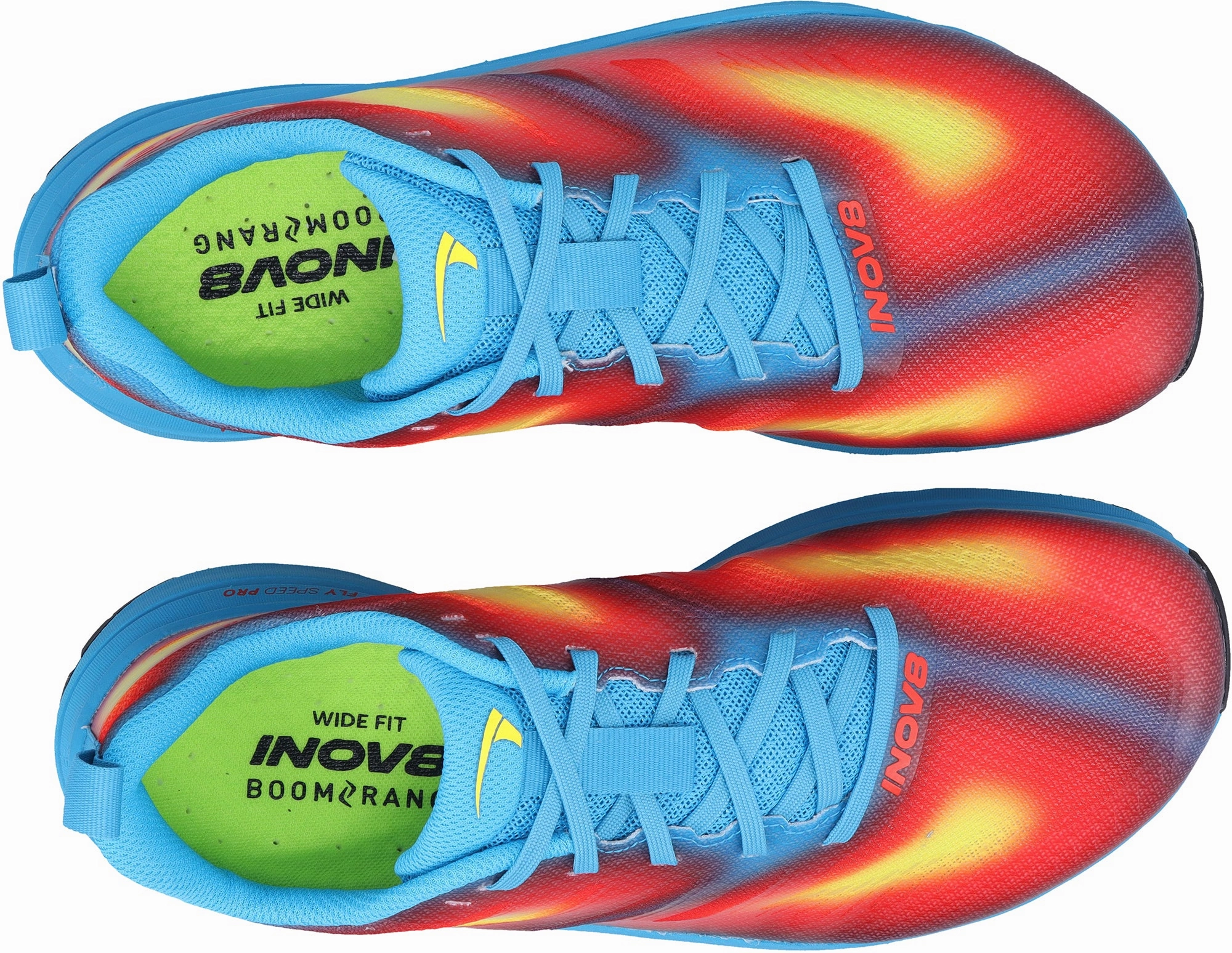 Tremendous support fingerless gloves Inov8 TrailFly Max WIDE FIT Mens Trail Running Shoes - Blue