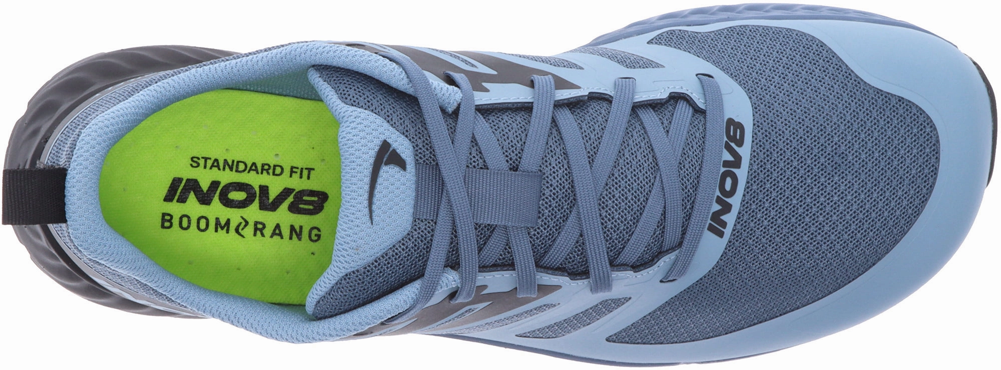 lace - up shoes plyometric shoes Inov8 TrailFly Mens Trail Running Shoes - Blue