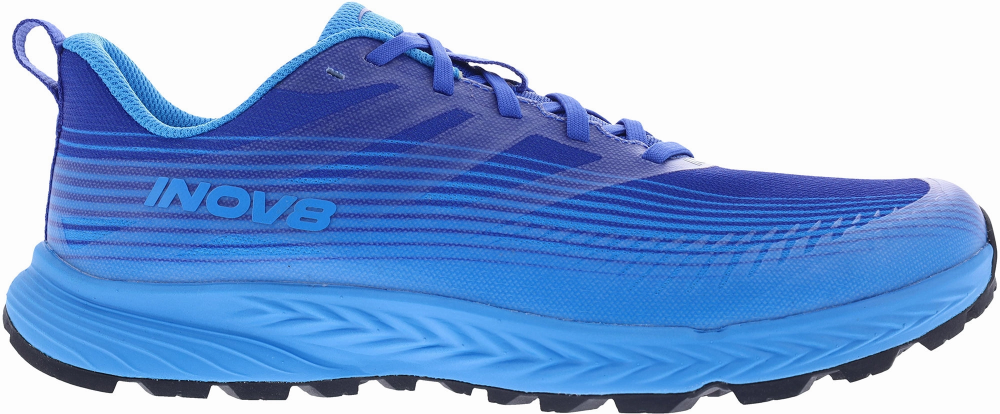 Weightless Float Tech Inov8 TrailFly Speed WIDE FIT Mens Trail Running Shoes - Blue