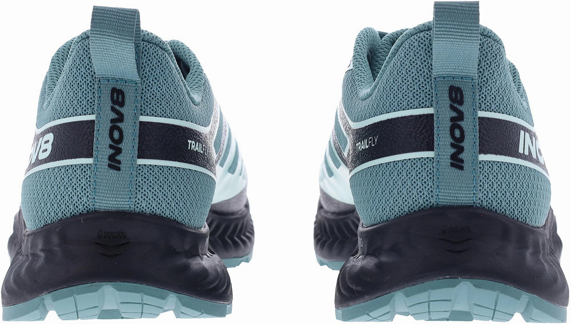 Inov8 TrailFly Womens Trail Running Shoes - Green Ergonomic Heel size variety