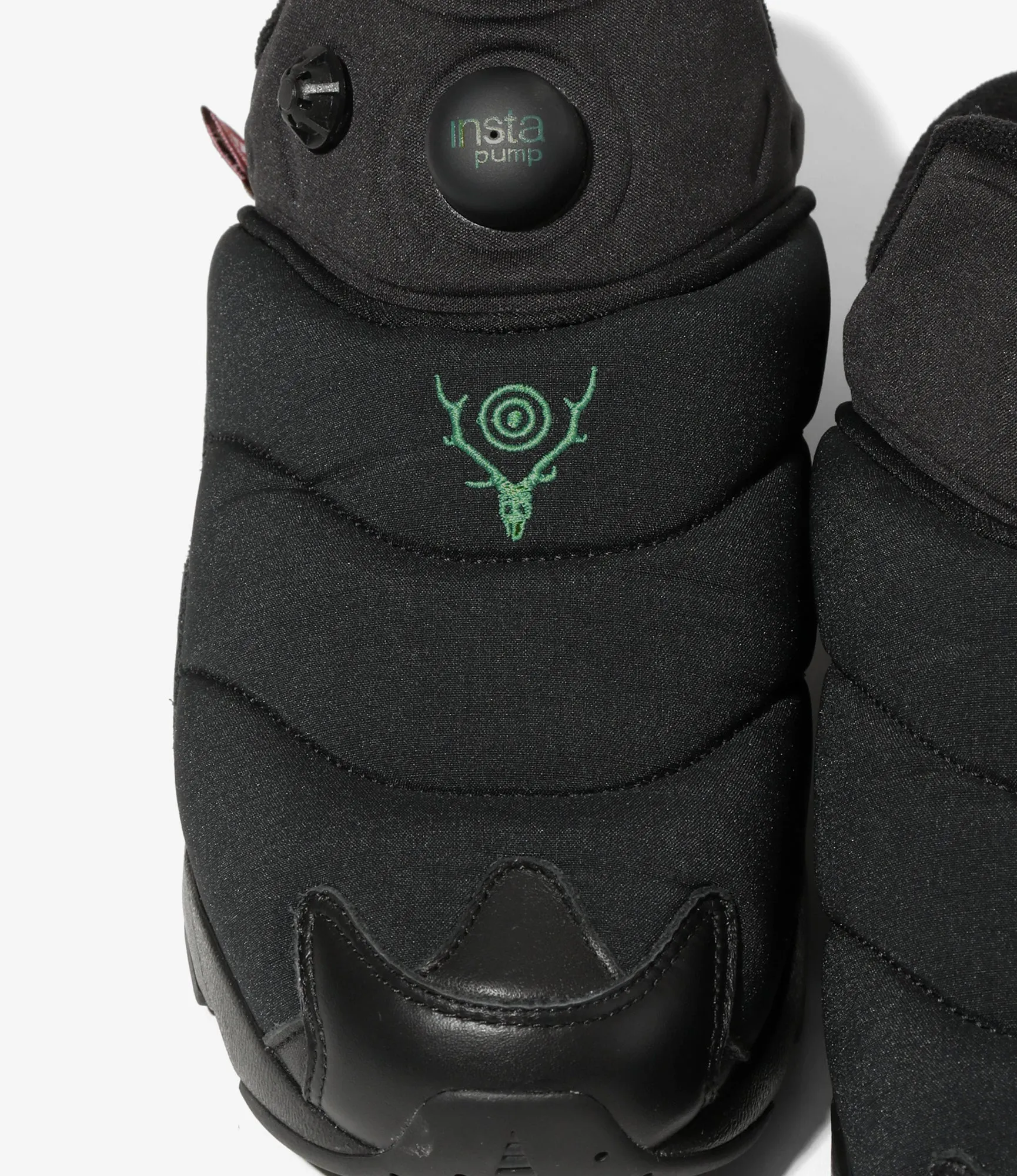 Knit Upper Advanced Cushion Instapump Fury Mule ?C?Black/Green