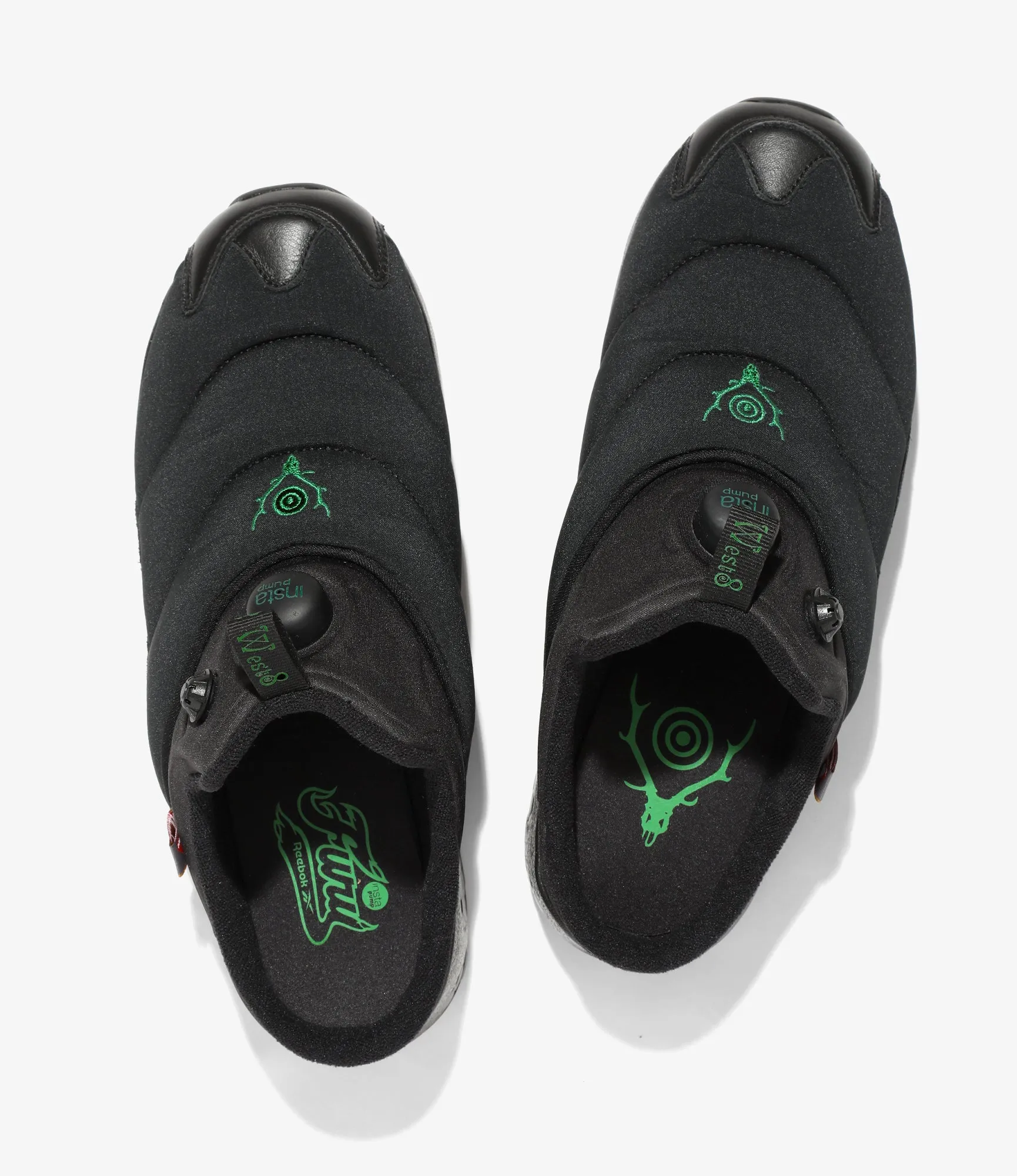 Natural Fit Instapump Fury Mule ?C?Black/Green