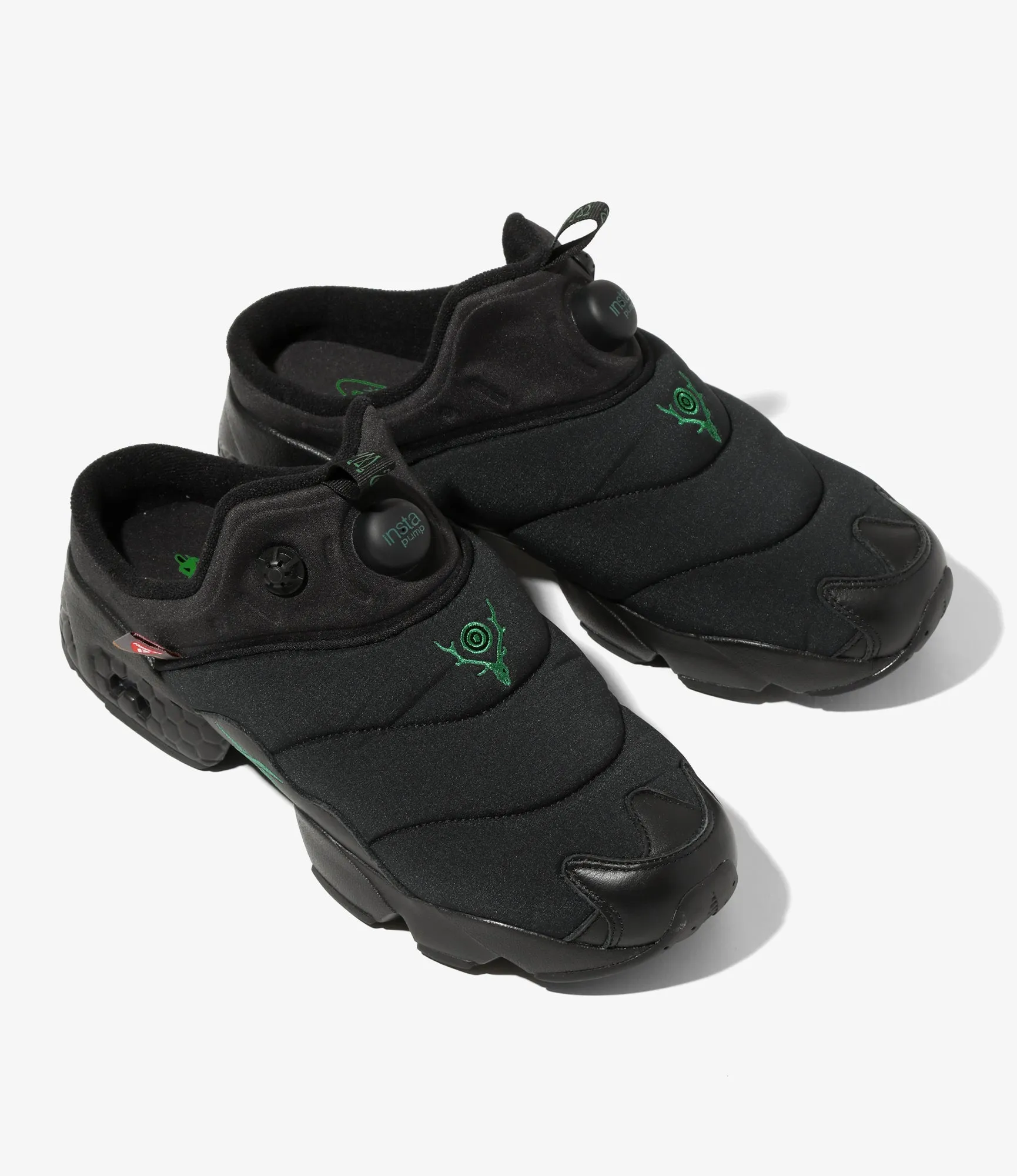 Instapump Fury Mule ?C?Black/Green Bounce Sole