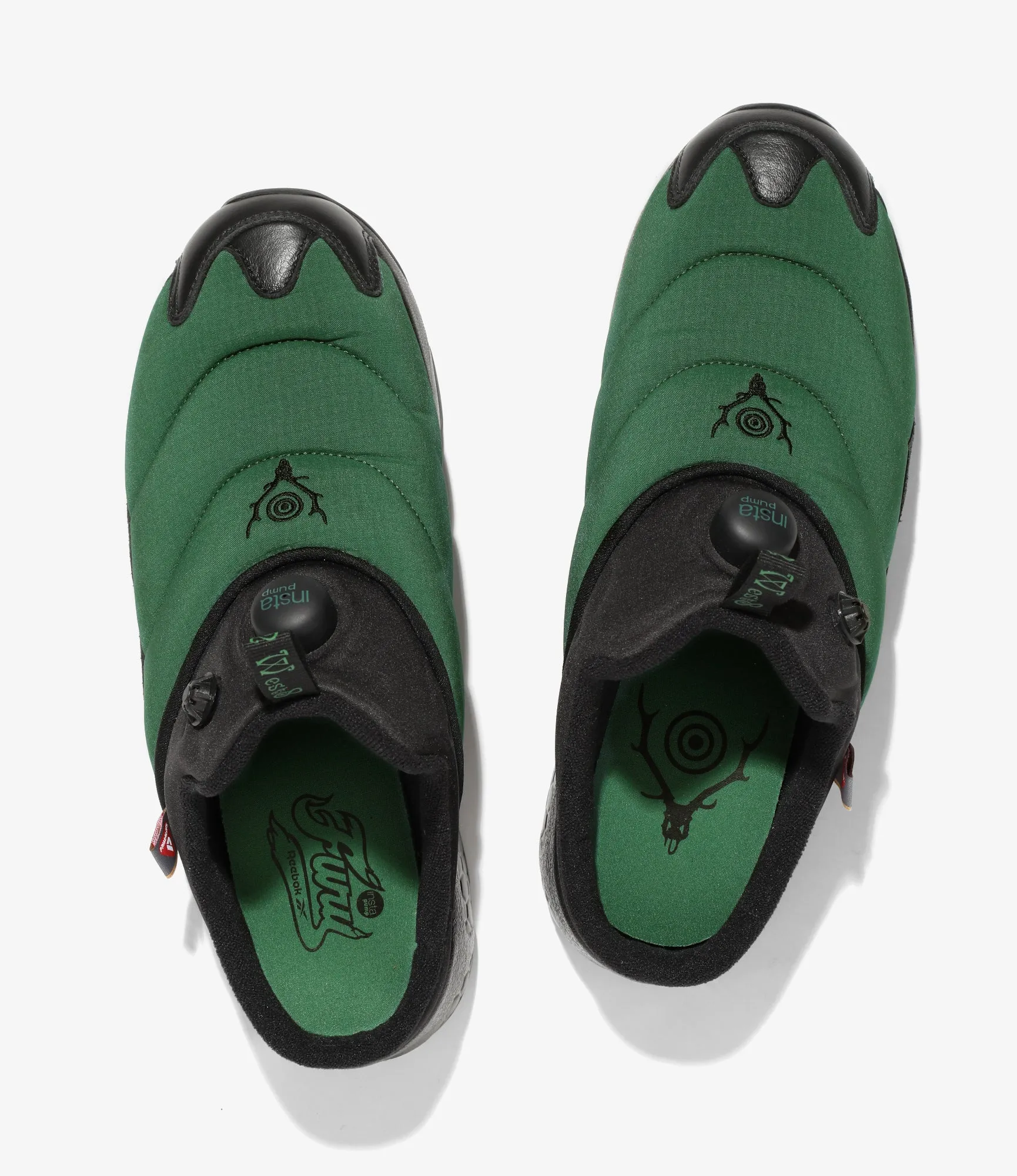 Instapump Fury Mule ?C?Green/Black Foot alignment