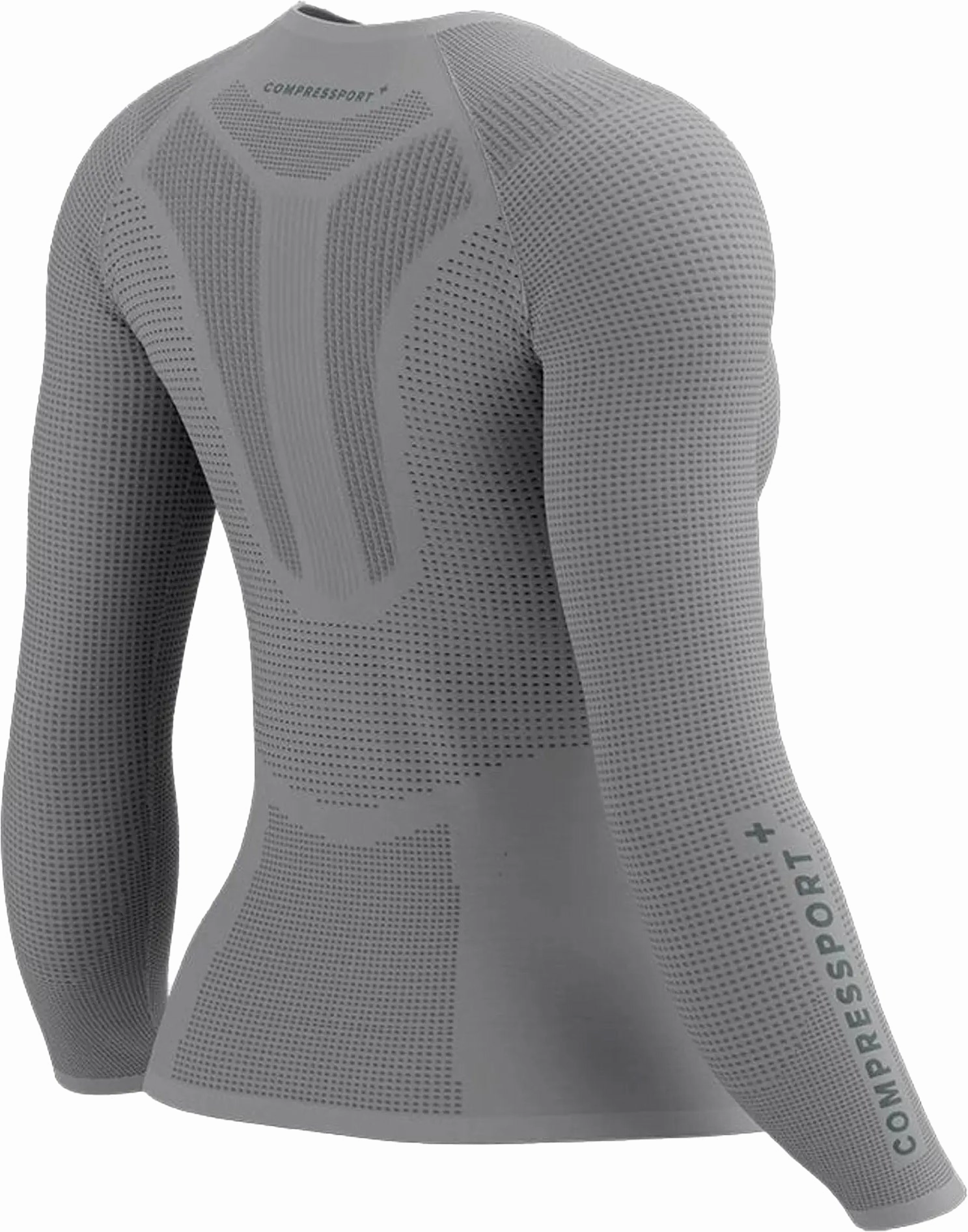Compressport On/Off Base Layer Long Sleeve Womens Running Top - Grey Beret No name brand