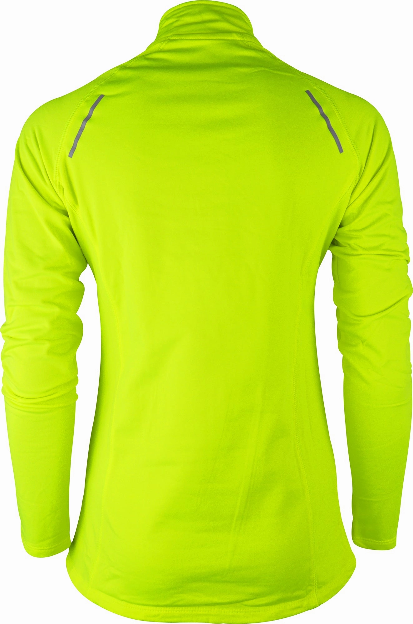 Ornament Carpet More Mile Vivid Half Zip Long Sleeve Womens Running Top - Yellow