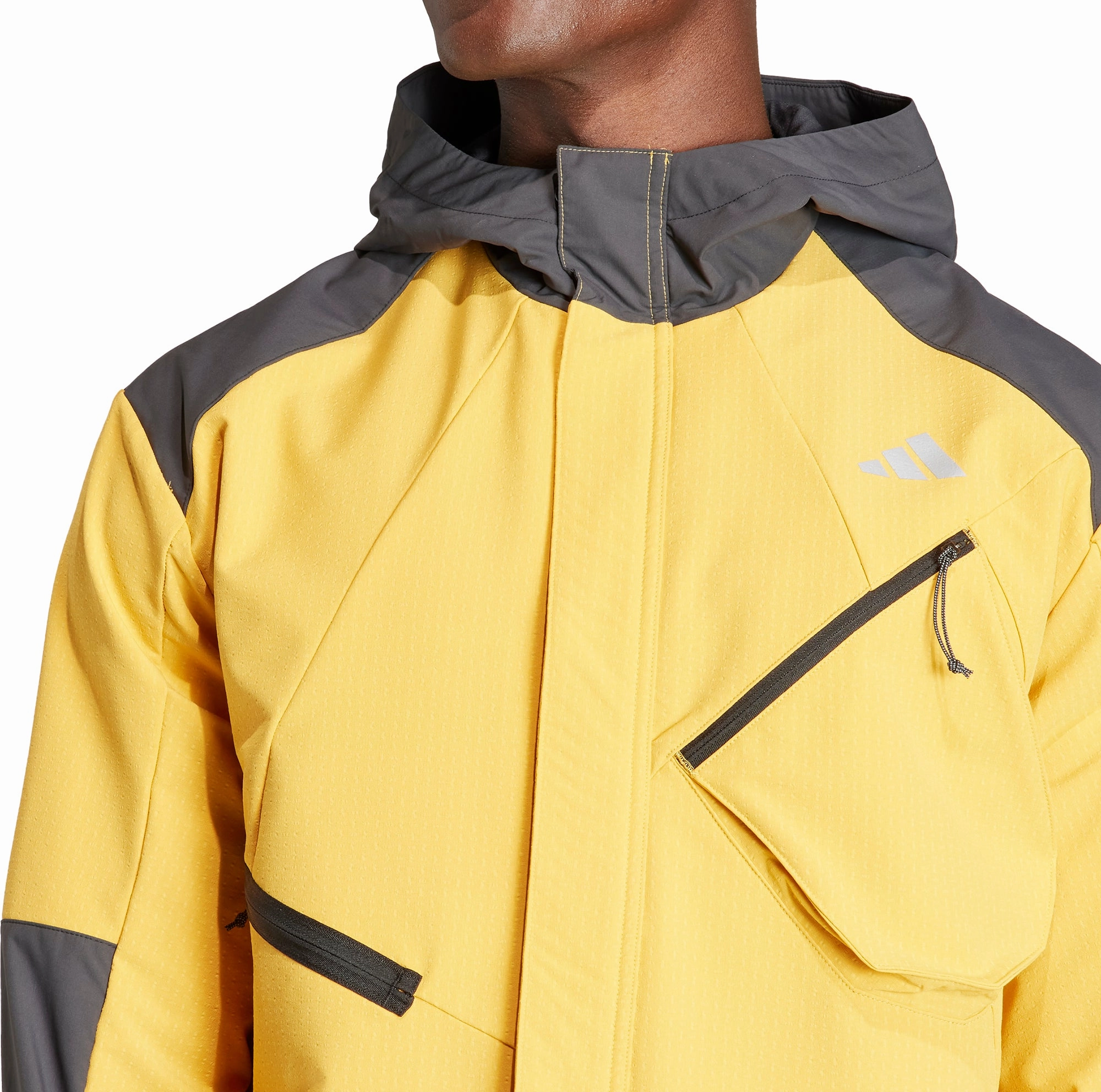 Multipurpose Utility adidas Ultimate Conquer The Elements COLD.RDY Mens Running Jacket - Yellow