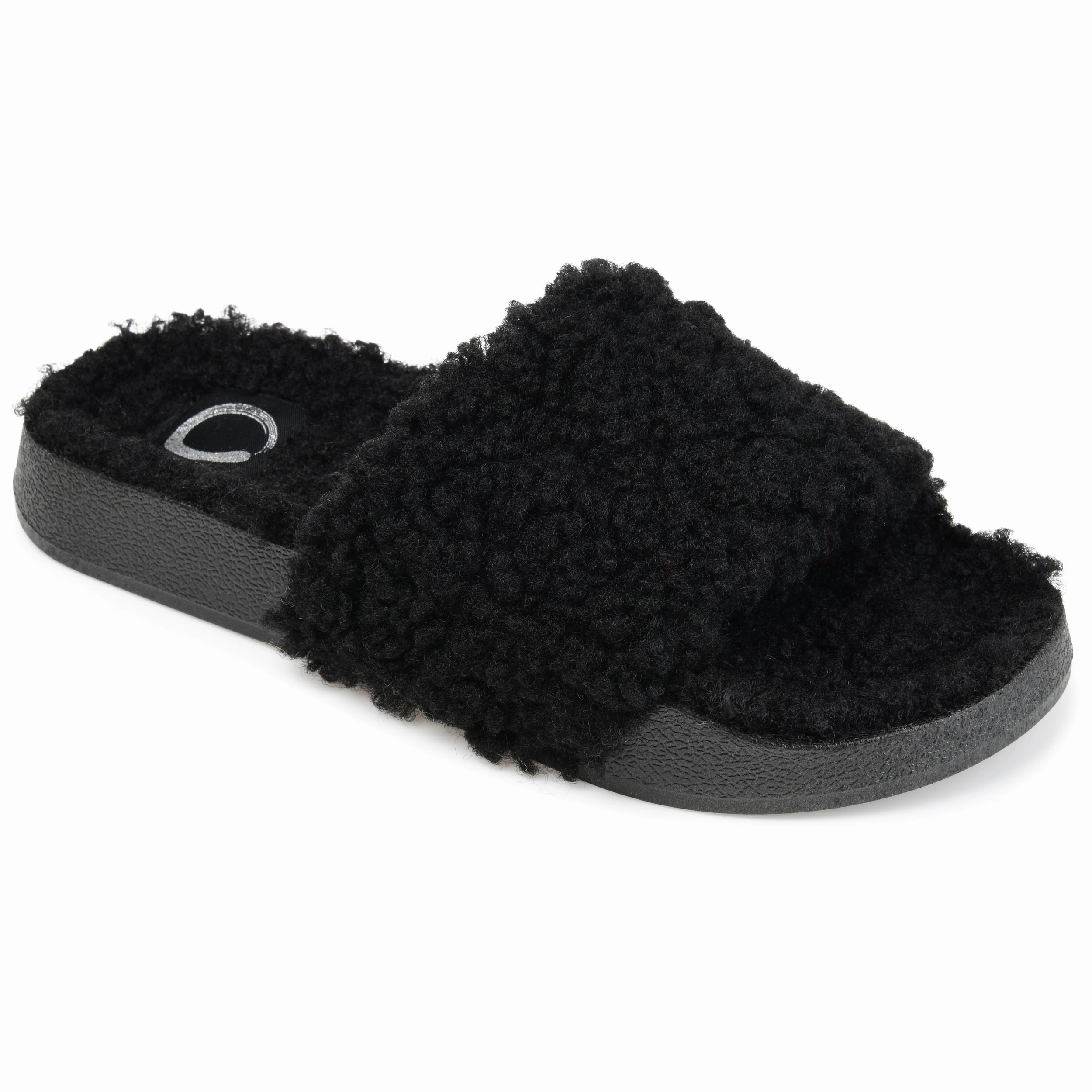 Cozy Slip Footwear Cozy Interior Padding Journee Collection Women's Faux Fur Haimi Slipper