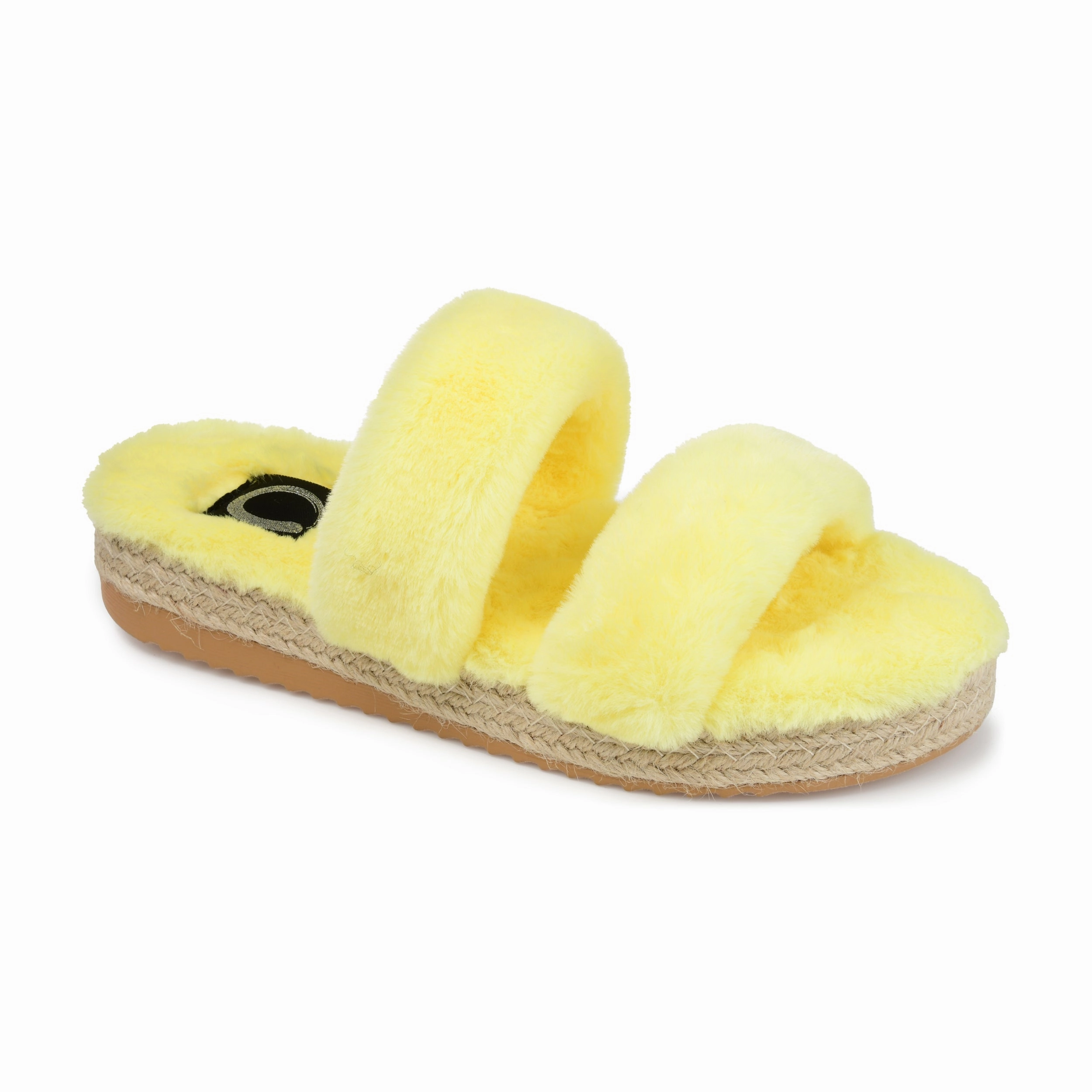 Toe Cap Journee Collection Women's Faux Fur Relaxx Slipper