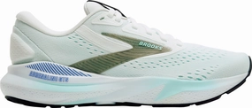 Brooks Adrenaline GTS 24 Womens Running Shoes - White Comfort Canvas