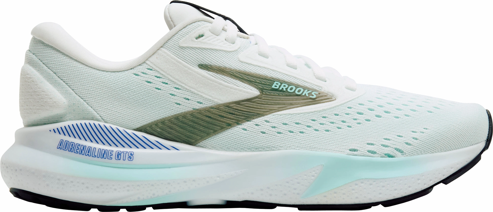 Brooks Adrenaline GTS 24 Womens Running Shoes - White Comfort Canvas