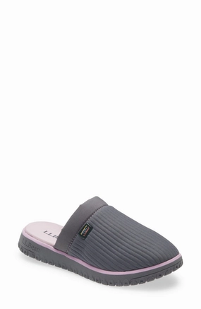 Light sandals L.L. Bean Airlight 512398 Womens  Mule Gray Scuffs Slip-On Slipper JOBB2029