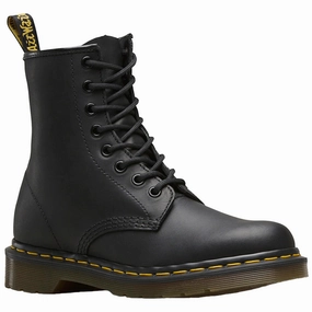 Dr. Martens 1460 DM11822003 Boots Men's  Black Leather Round Toe ZOGG784 Soldier