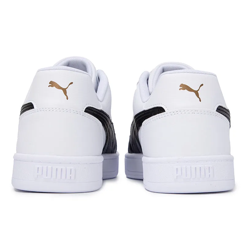 Puma Men's Caven White/Black/Gold Sneakers Shoes Bus stop