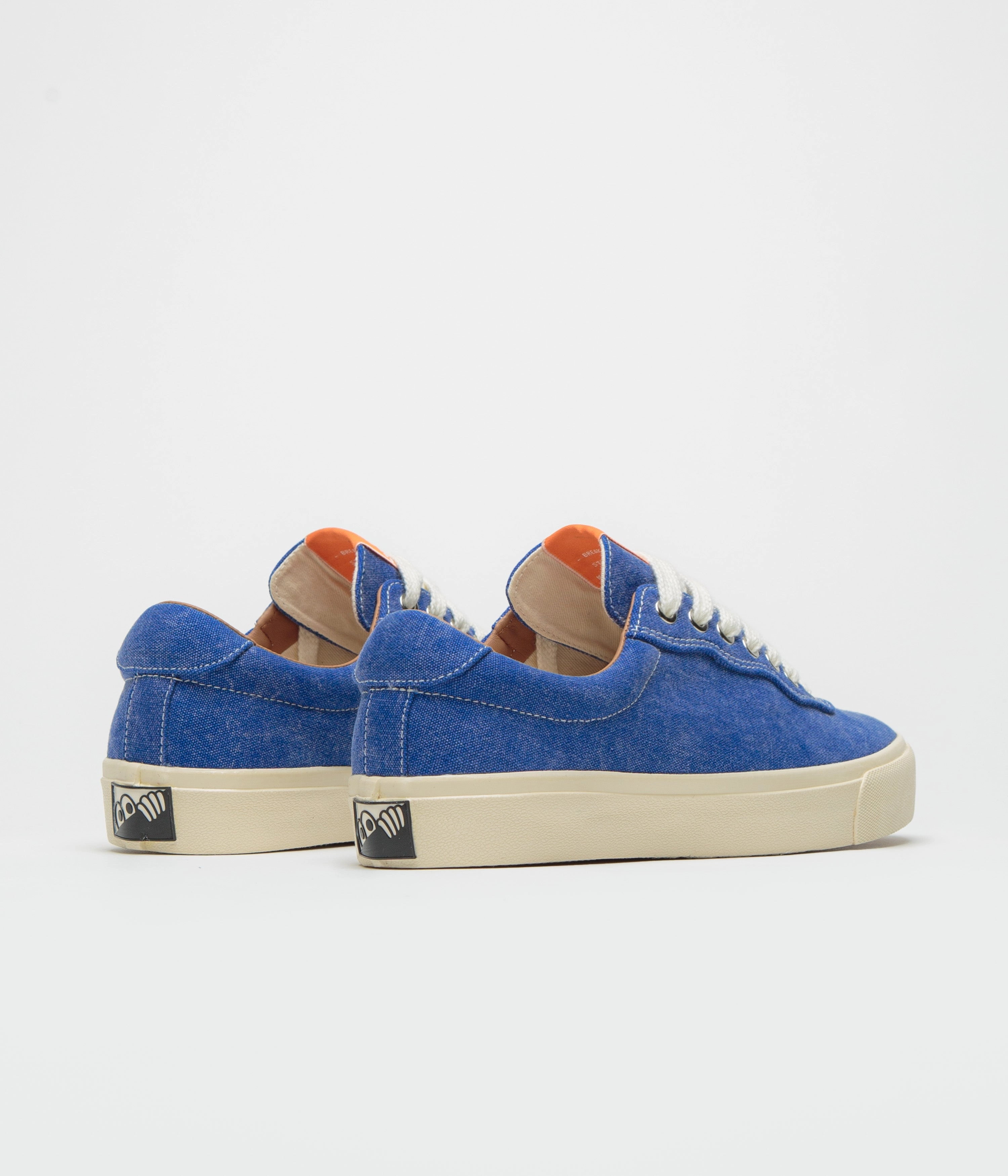Last Resort AB VM001 Canvas Shoes - Washed Royal Blue / White On Board Fit Smooth Fit