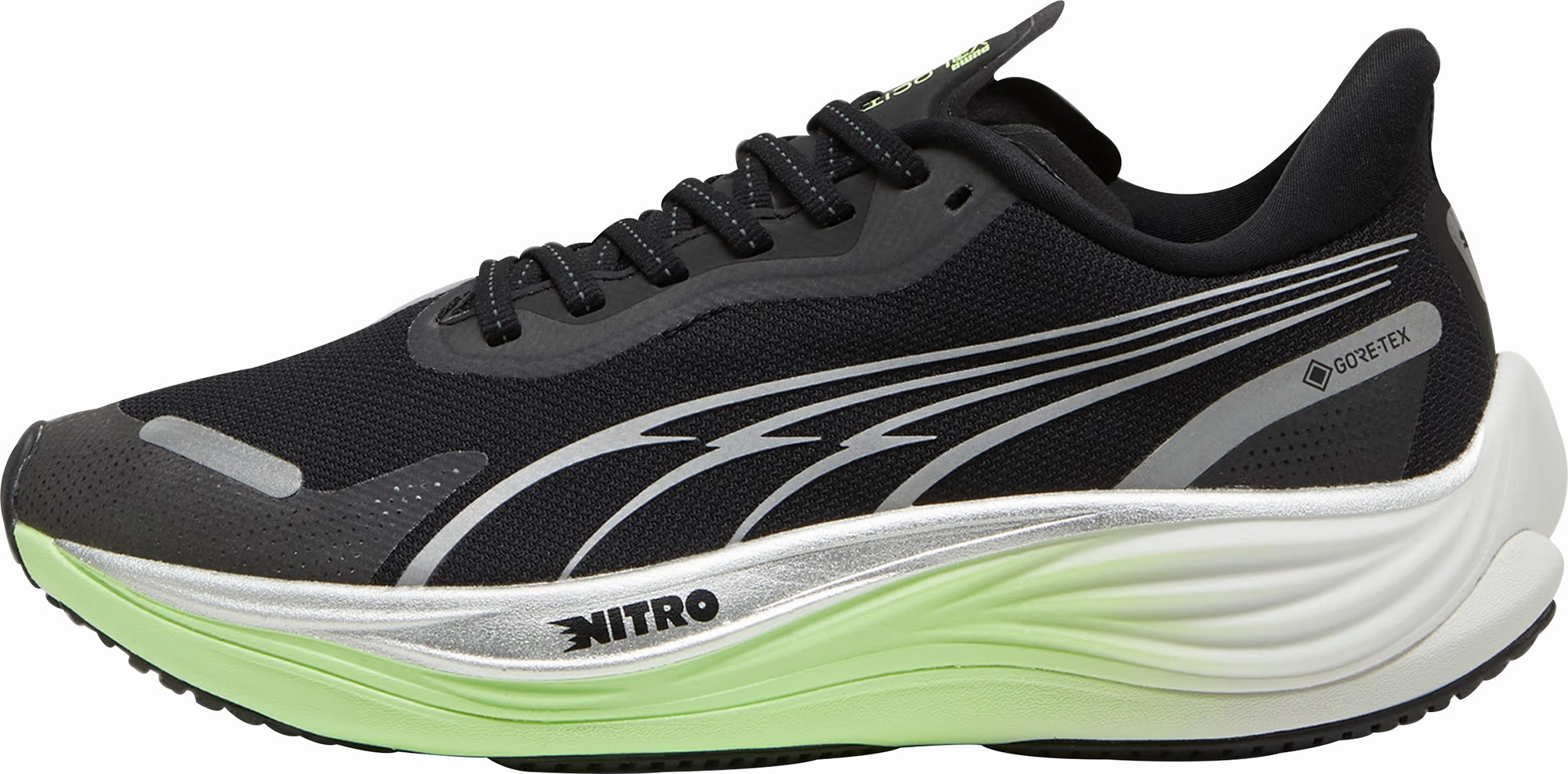Puma Velocity Nitro 3 GORE-TEX Womens Running Shoes - Black powerlifting shoes marathon shoes