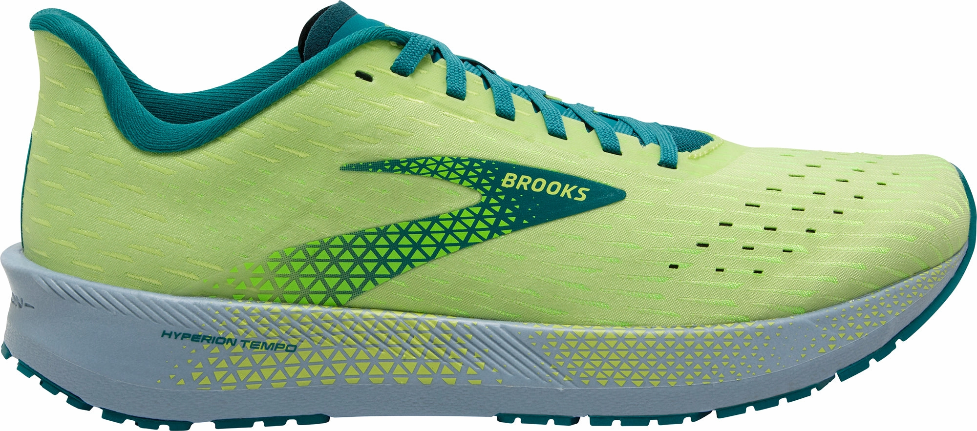 Brooks Hyperion Tempo Mens Running Shoes - Green Slip-resistant look