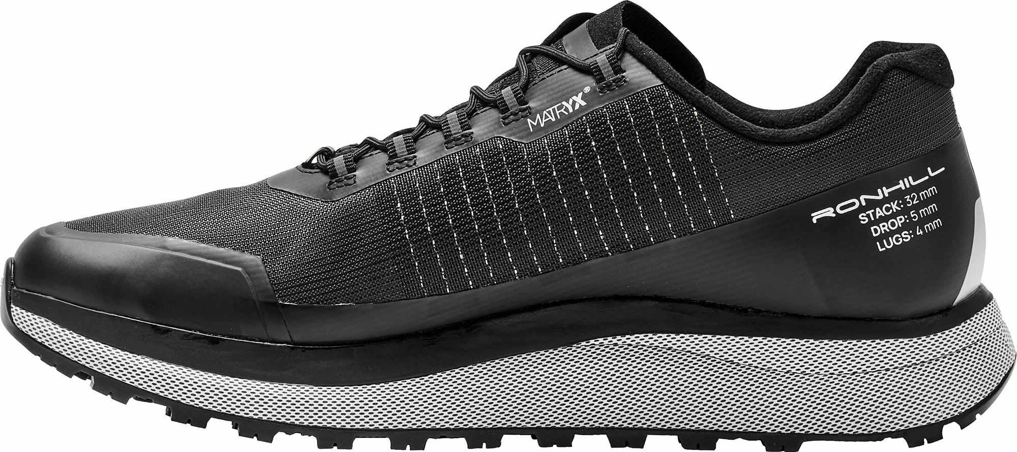 Ronhill Freedom Mens Trail Running Shoes - Black foam