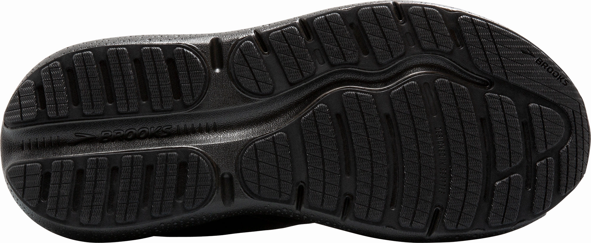 Brooks Ghost Max 2 WIDE FIT Womens Running Shoes - Black Shock Absorption Cushion