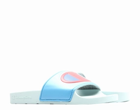 Vacation Shoes Champion Lifea??? IPO Color Block Active Blue/Multi Women's Slides CM100329W