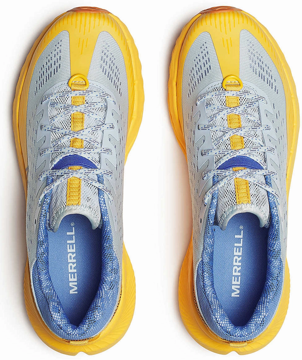 marble - design shoes Gravel Terrain Merrell Agility Peak 5 Womens Trail Running Shoes - Blue