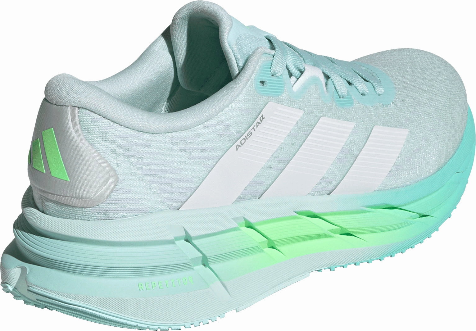 adidas Adistar 4.0 Womens Running Shoes - Green Shear Reduction Lining