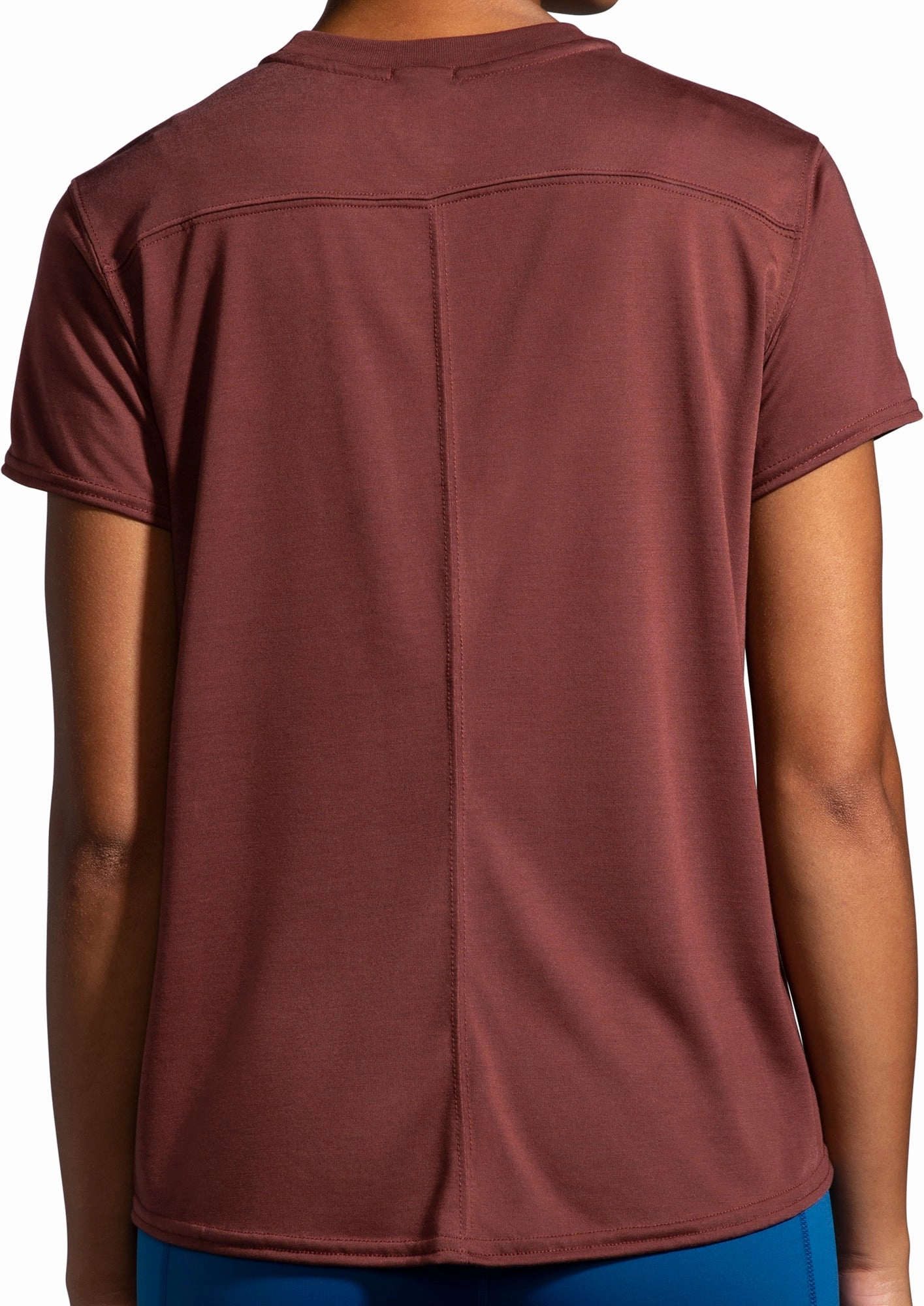 Brooks Distance Graphic Short Sleeve Womens Running Top - Red Cozy Feeling