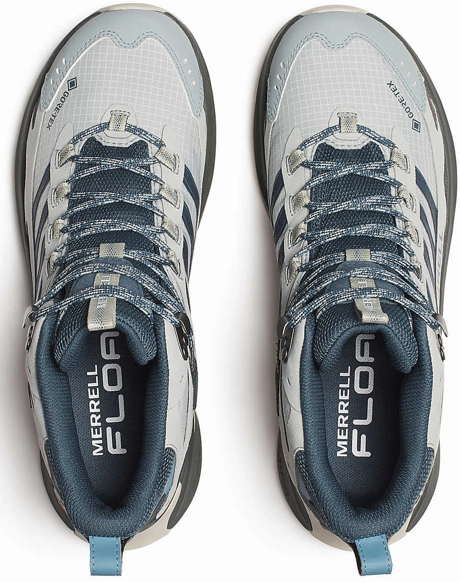 Merrell Moab Speed 2 Mid GORE-TEX Mens Walking Boots - Grey weekend - running essential shoes Easy On And Off