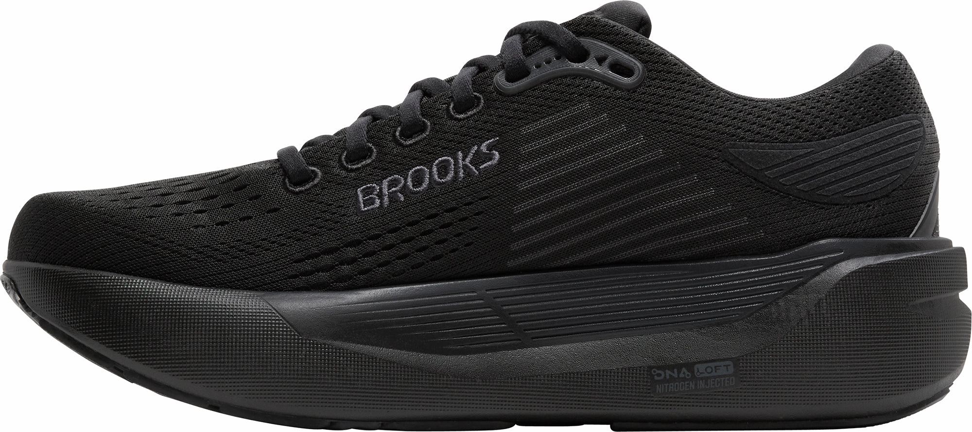 Visible Brooks Ghost Max 3 WIDE FIT (2E) Mens Running Shoes - Black