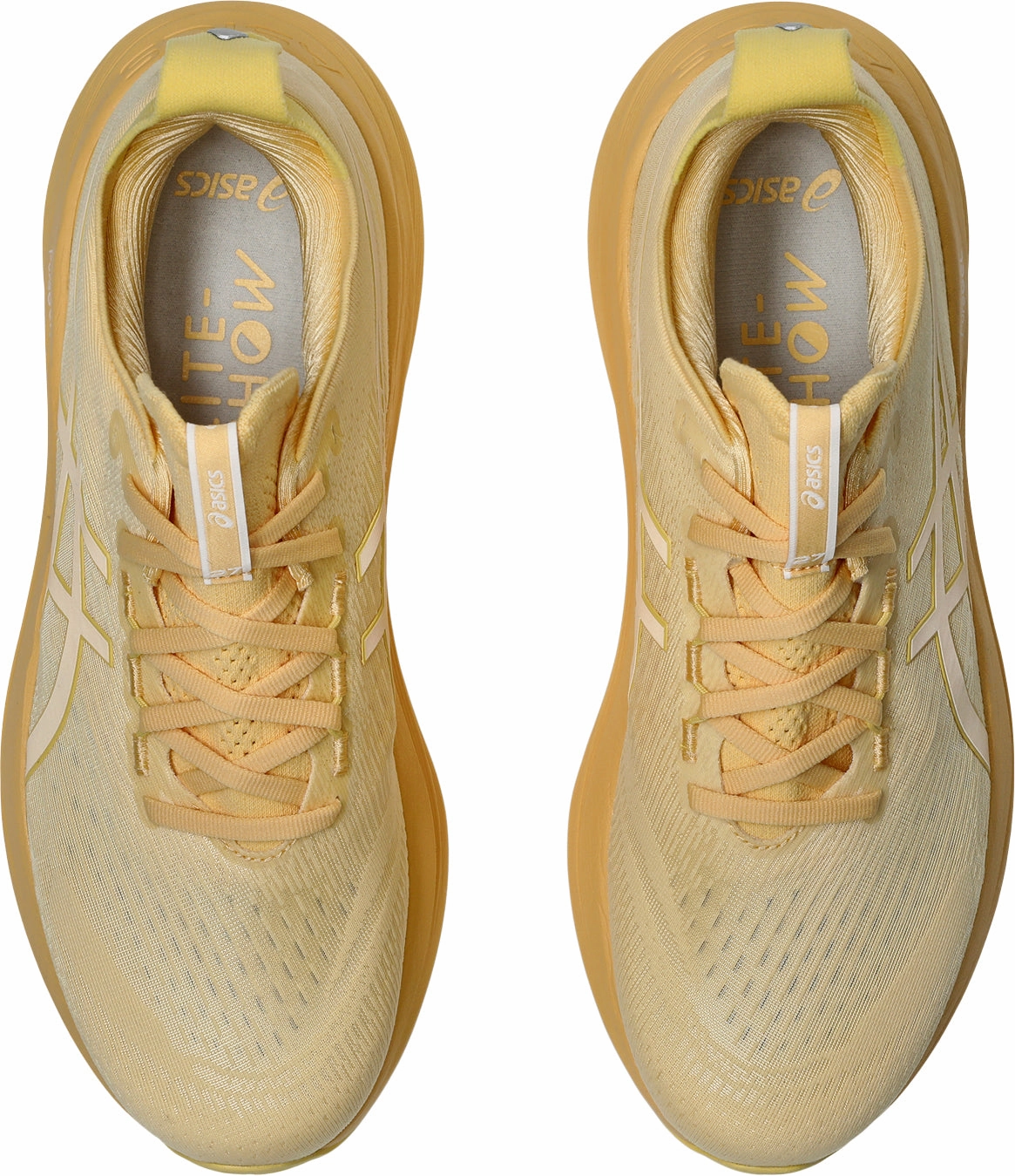 Asics Gel Nimbus 27 Lite-Show Mens Running Shoes - Orange Dynamic Arch Weave