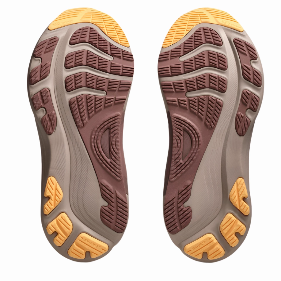 wet - weather flexible leather shoes ASICS Women's GEL-KAYANO 32 Running Shoes in White/Orange Glow AW25