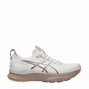 Coordination - boosting ASICS Women's GEL-KAYANO 32 Running Shoes in White/Orange Glow AW25