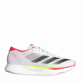 active shoes Adidas Men's Adizero Takumi Sen 10 Running Shoes in Cloud White/Core Black/Lucid Red SS25