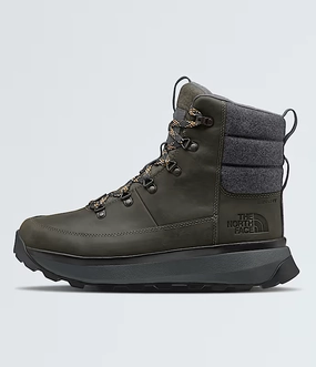 The North Face Bergen NF0A8A9M Men's US 8 Green Leather Waterproof Boots KHD1796 Water resistant upper