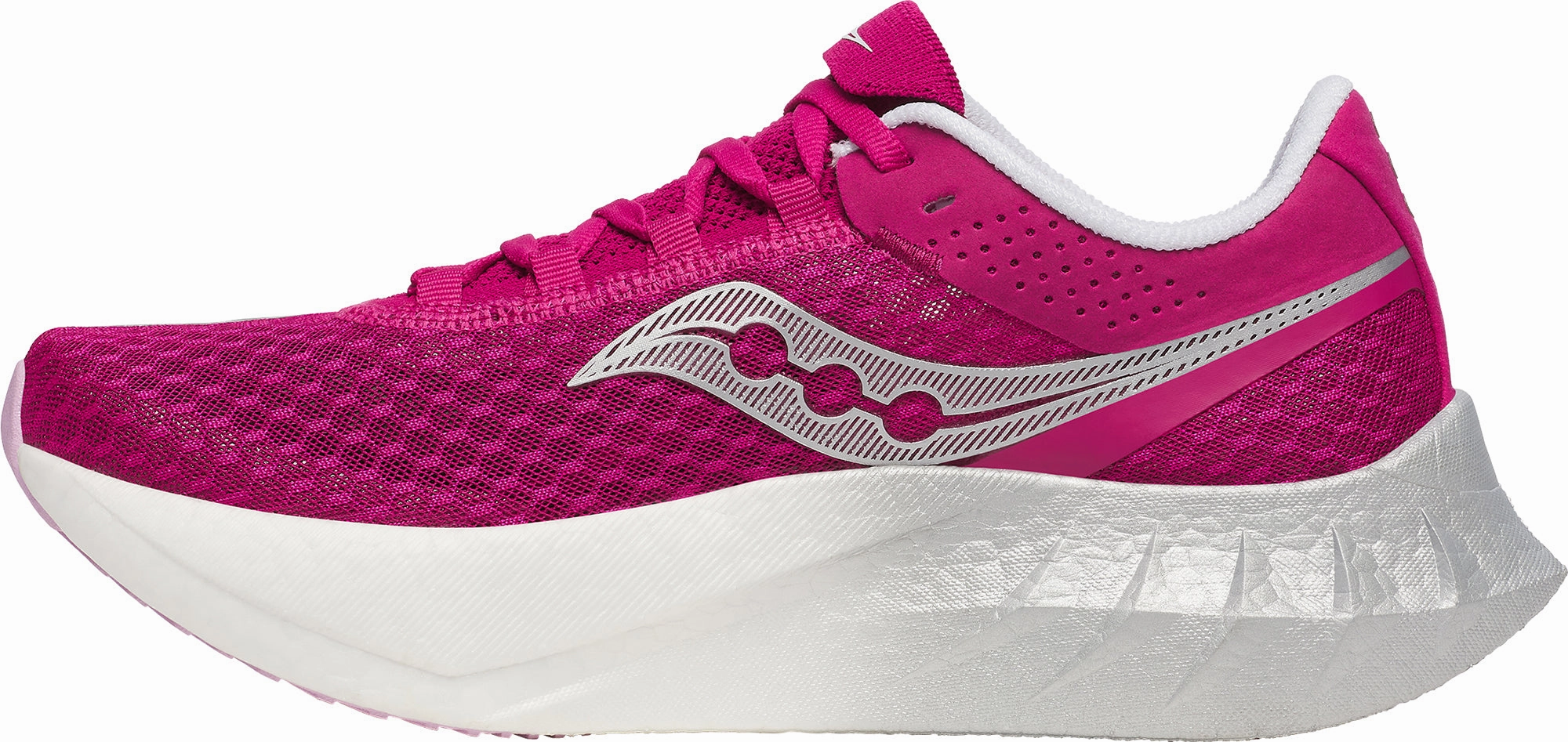 Saucony Endorphin Pro 4 Womens Running Shoes - Pink Compression Midsole performance enhancing