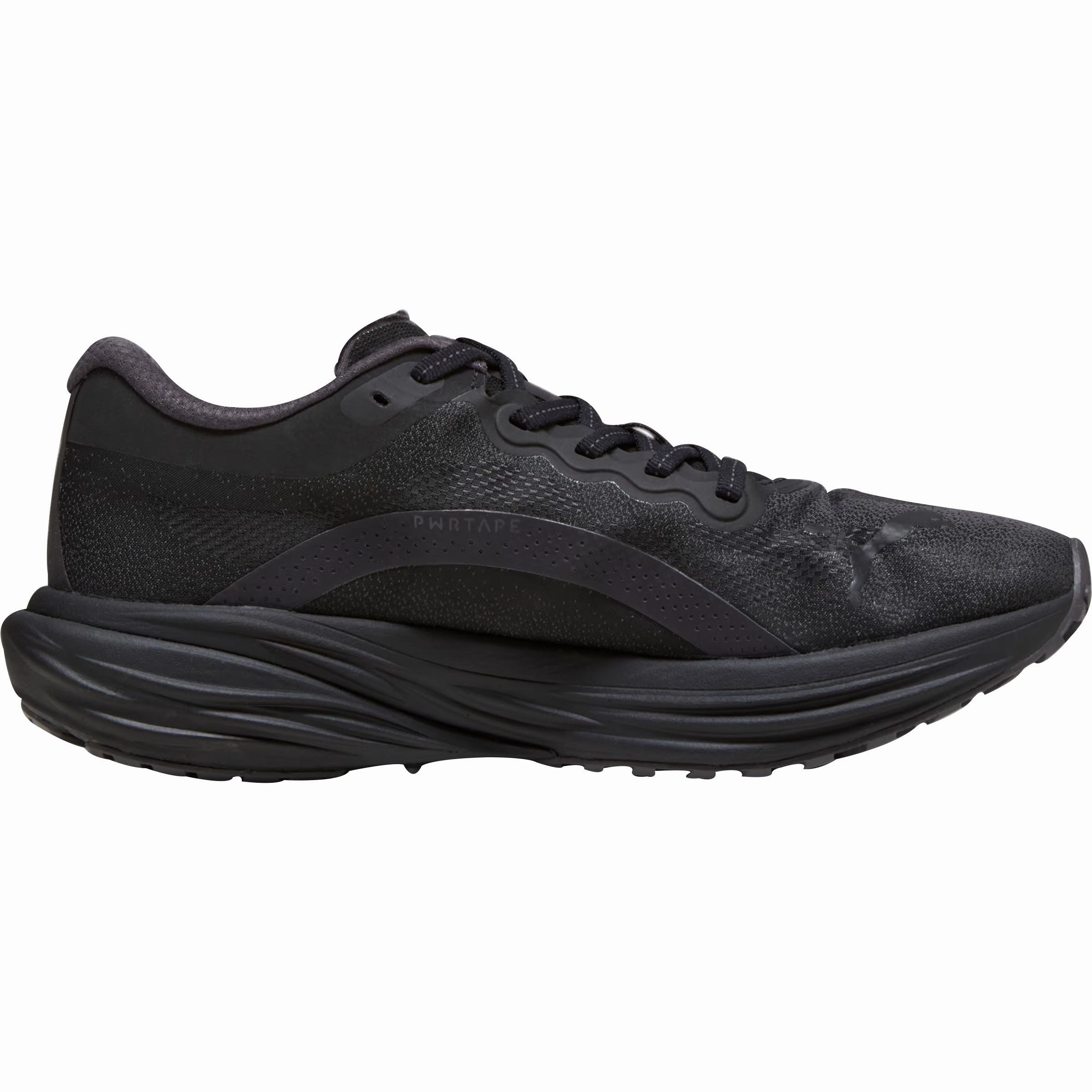 Adaptive Ease Smooth Soles Puma Deviate Nitro 2 WTRepel Mens Running Shoes - Black