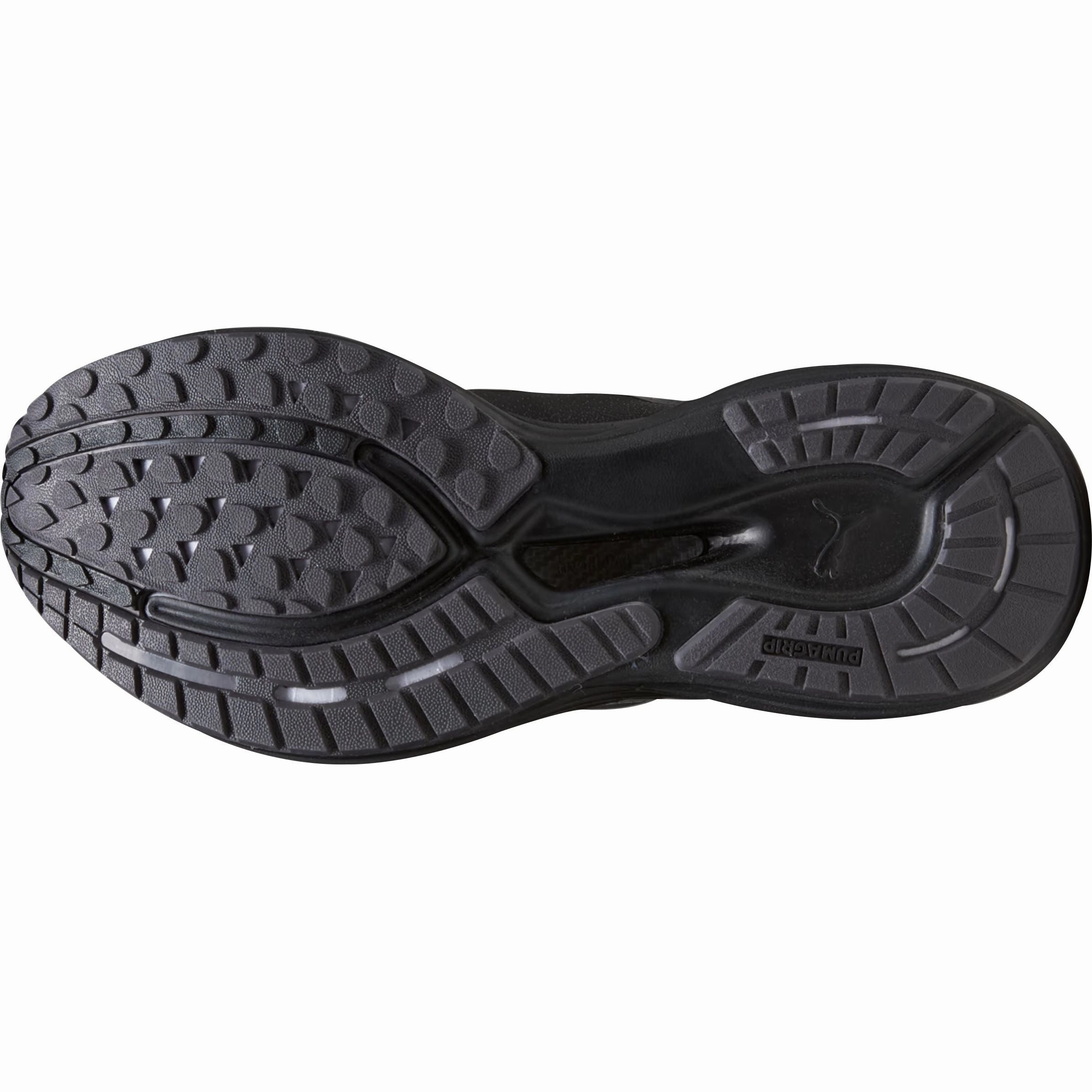 Puma Deviate Nitro 2 WTRepel Mens Running Shoes - Black Neutral Stance Platform