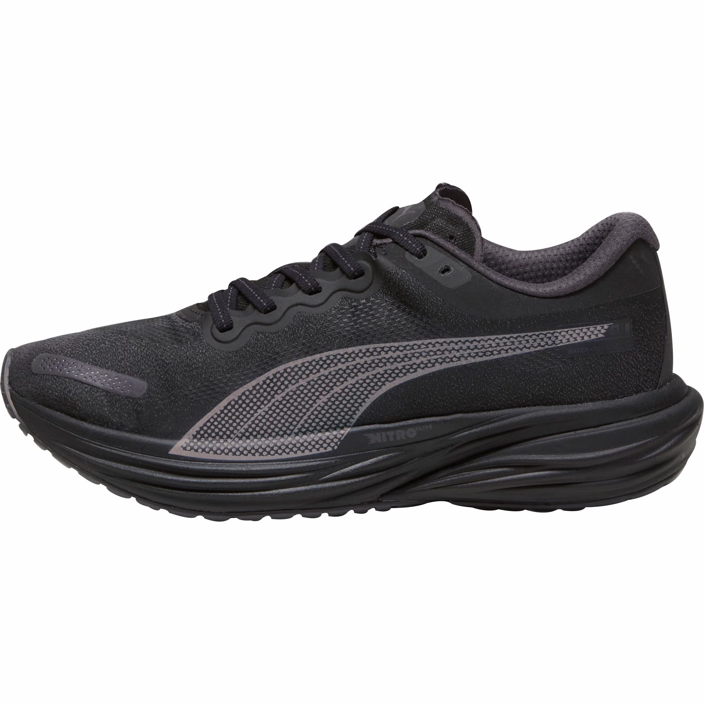 Urban Jungle Puma Deviate Nitro 2 WTRepel Mens Running Shoes - Black