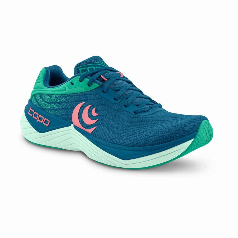 Road grip Topo Women's Ultrafly 5 Running Shoes Blue/Aqua AW24