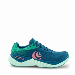trend - following shoes Topo Women's Ultrafly 5 Running Shoes Blue/Aqua AW24