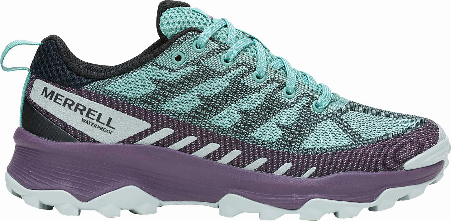 Dynamic Flex Tech Merrell Speed Eco Waterproof Womens Walking Shoes - Green