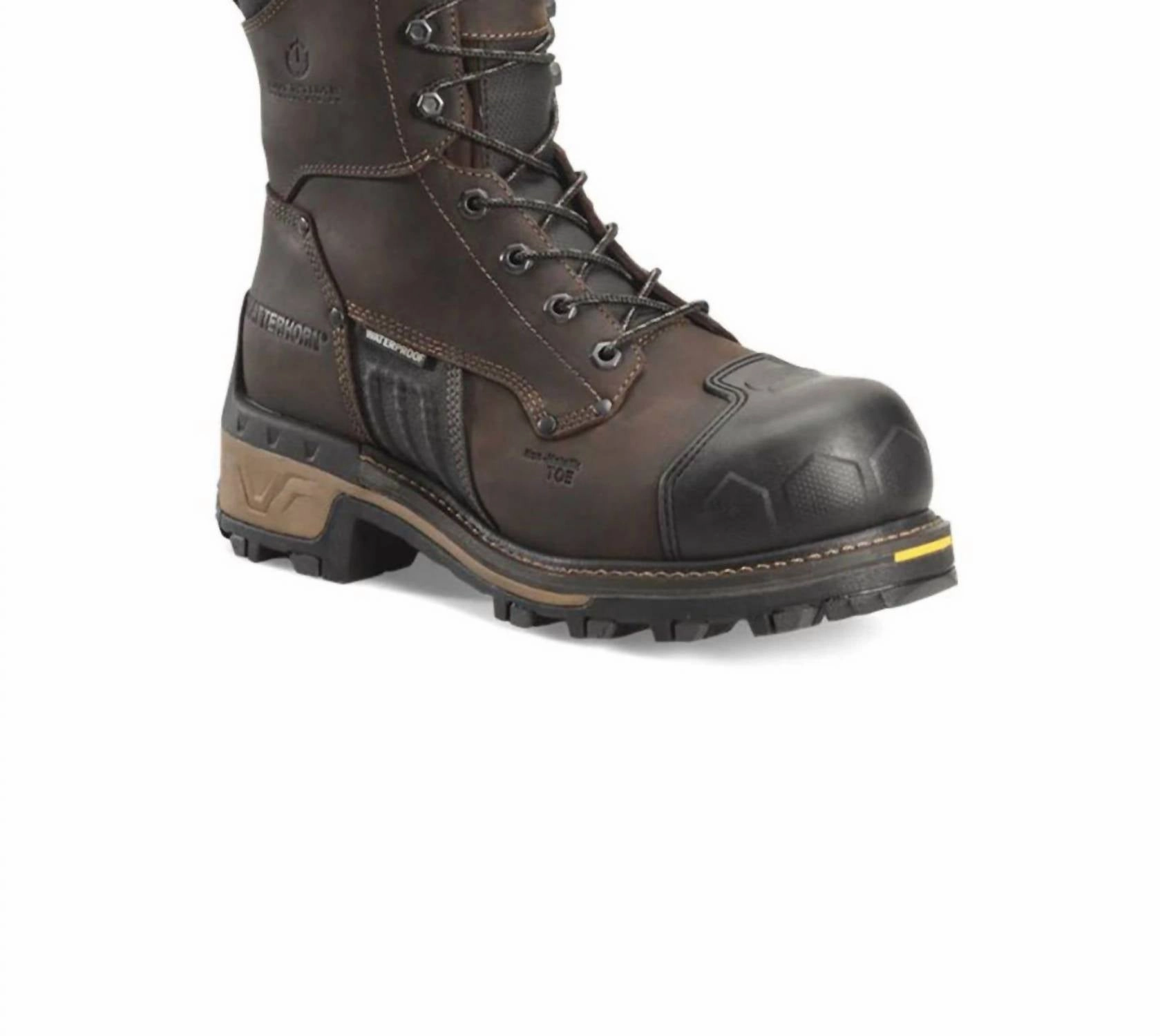 Padded Interior Comfort Seeker Men's Matterhorn Maximus 2.0 Composite Toe Logger Boots In Brown
