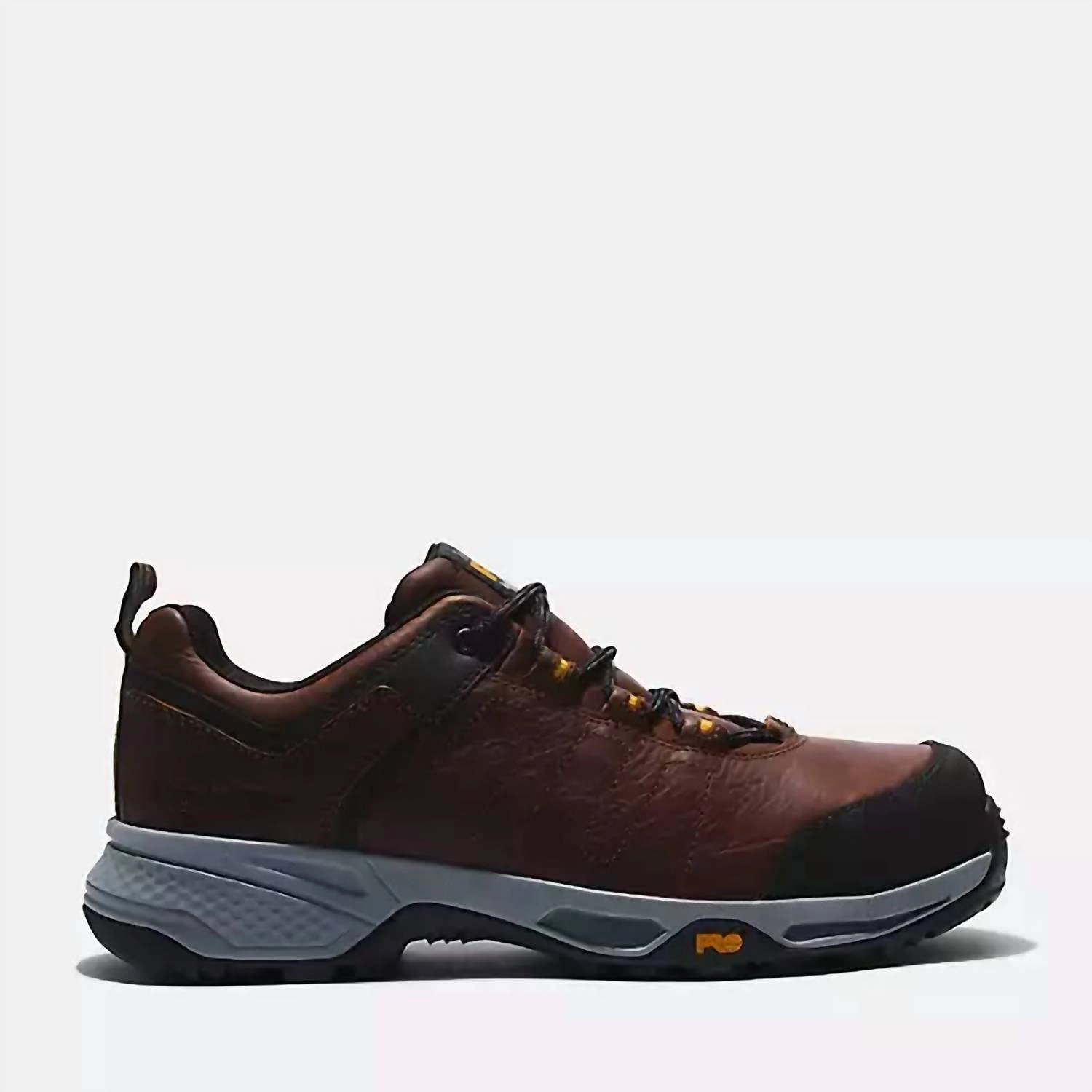 Secure Grip Switchback Oxford Comp. Toe Work Shoe In Brown