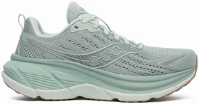 Saucony Hurricane 25 Womens Running Shoes - Green Heel protection all - purpose shoes