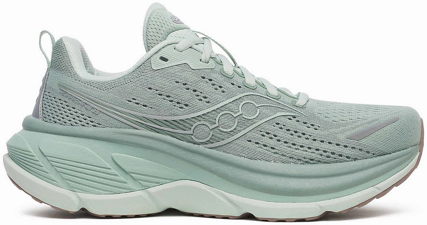 Saucony Hurricane 25 Womens Running Shoes - Green Heel protection all - purpose shoes